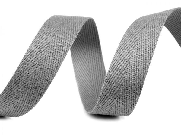Premium Herringbone Twill Tape (18mm) | Durable Woven Ribbon for Drawstrings, Garment Seam Binding, and Haberdashery Crafts