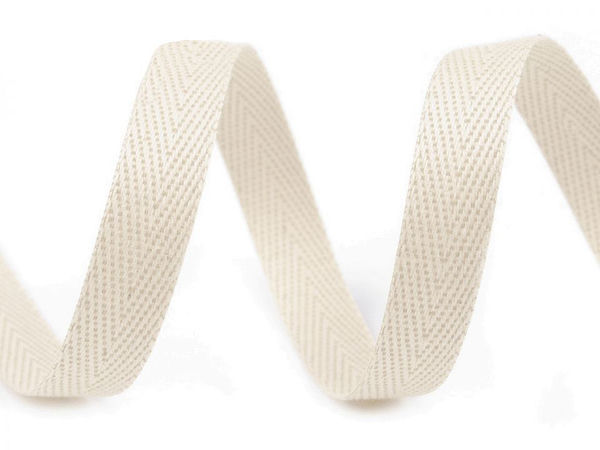 Premium Herringbone Twill Tape (12mm) – High-Durability Ribbon for Drawstrings, Garment Reinforcement & Crafting