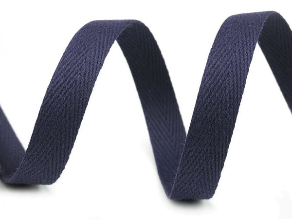 Premium Herringbone Twill Tape (12mm) – High-Durability Ribbon for Drawstrings, Garment Reinforcement & Crafting