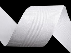 Premium 40mm Herringbone Twill Tape - Durable Woven Ribbon for Drawstrings, Apparel, and Crafts
