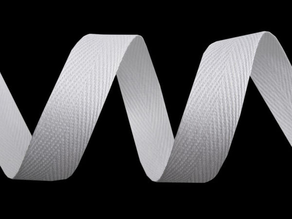 Premium Herringbone Twill Tape (14mm Width) – Durable Woven Ribbon for Drawstrings, Apparel, and Sewing Crafting