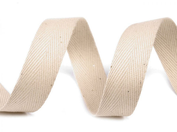 Premium Herringbone Twill Tape (14mm Width) – Durable Woven Ribbon for Drawstrings, Apparel, and Sewing Crafting