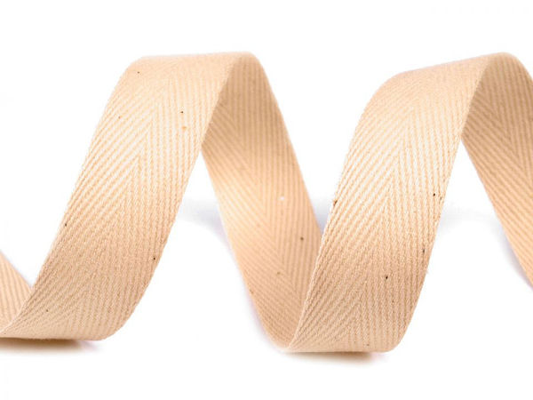 Premium Herringbone Twill Tape (14mm Width) – Durable Woven Ribbon for Drawstrings, Apparel, and Sewing Crafting