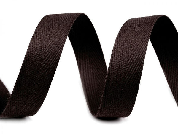 Premium Herringbone Twill Tape (14mm Width) – Durable Woven Ribbon for Drawstrings, Apparel, and Sewing Crafting
