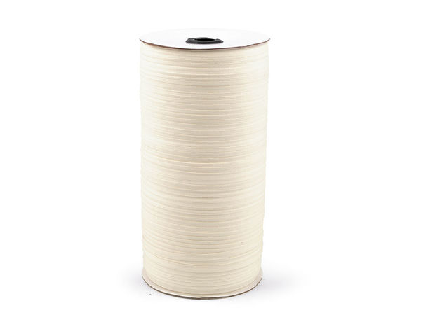 Premium 5mm Cotton Canvas Ribbon – Durable Haberdashery Tape for Sewing, Hemming, and Creative Crafts