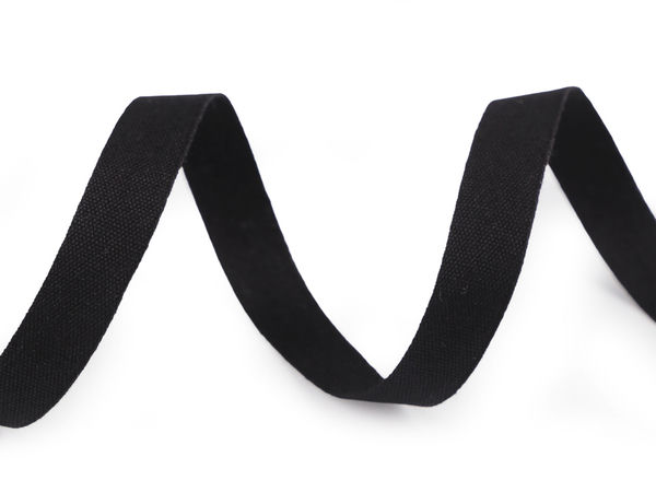 Premium 10mm Cotton Canvas Ribbon - High-Quality Haberdashery Webbing for Sewing, Crafts, and Gift Wrapping