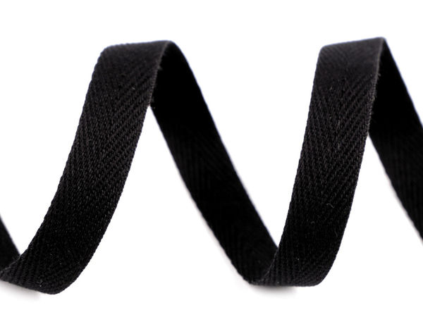 Premium Cotton Twill Tape (10mm Width) - Durable Ribbon for Sewing, Drawstrings, and Crafts