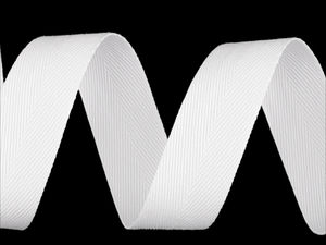 Premium Herringbone Twill Tape - 25mm Heavy-Duty Cotton Ribbon Webbing for Sewing, Drawstrings, and Crafts