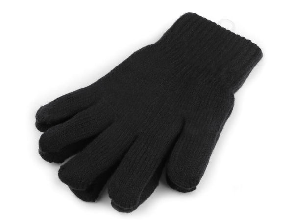 Men's Premium Double-Knit Insulated Winter Gloves – Thermal Terry Lining & Elastic Cuffs