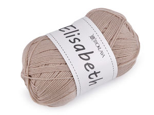 Elisabeth Premium Wool Blend Knitting and Crochet Yarn (100g) - High-Warmth Soft Yarn