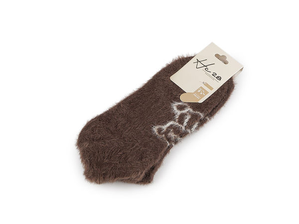 Women's Cozy Fluffy Ankle Socks - Premium Teddy Bear Winter Hosiery and Plush Home Loungewear