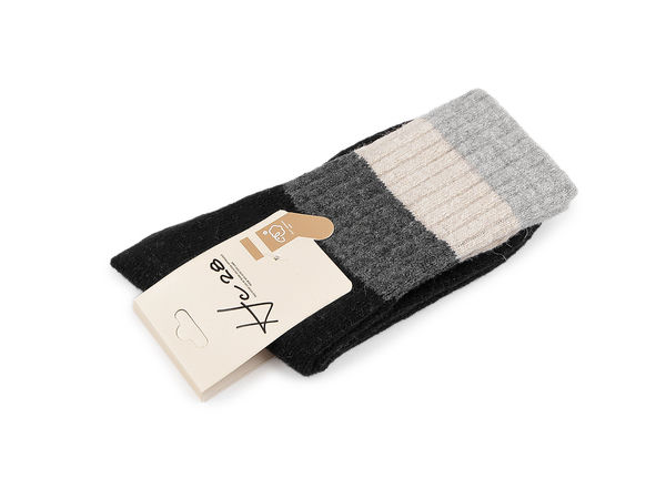 Women's Premium Tall Wool Socks - Soft Knee-High Winter Hosiery and Cozy Home Socks