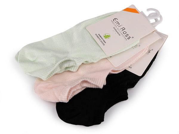 Emi Ross Women's Bamboo Sneaker Socks - Premium Low-Cut Ankle Socks (Assorted Colors)
