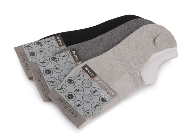 Emi Ross Unisex Cotton Sneaker Socks | Non-Slip Low-Cut Ankle Socks with Silicone Gel Grip