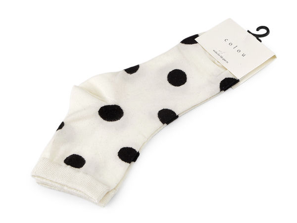 Women's Premium Cotton Knee-High Socks - Breathable, Elastic Daily Hosiery with Bow & Polka Dot Accents