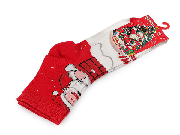 Festive Cotton Christmas Socks for Women and Girls - Premium Knee-High Holiday Hosiery with Cozy Character Patterns