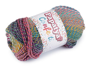 Papatya Confetti Premium Knitting and Crochet Yarn – 100g Ultra-Soft Crafting Skein
