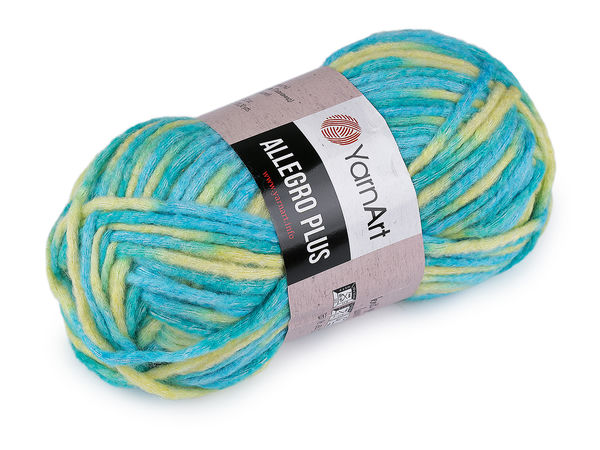 Allegro Plus Premium Voluminous Knitting & Crochet Yarn (100g) - Soft Wool Blend