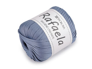 Rafaela Premium Flat Cotton Bast Ribbon Yarn, 4mm - Eco-Friendly Raffia Twine for Crocheting Bags, Hats, and DIY Crafts