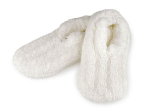 Women's Cozy Knitted Ballerina Home Shoes with Warm Faux Wool Lining & Anti-Slip Soles