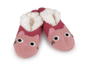 Girls' Cozy Winter Indoor Slippers - Warm Faux Fur Lined Home Shoes with Anti-Slip Soles
