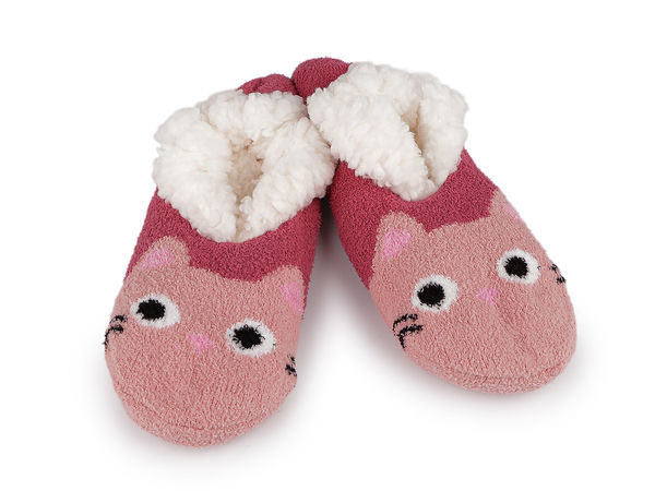 Girls' Cozy Winter Indoor Slippers - Warm Faux Fur Lined Home Shoes with Anti-Slip Soles