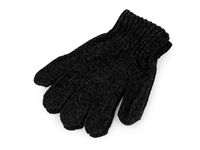 Kids' Ultra-Soft Chenille Winter Knit Gloves - Warm Stretchy Cold Weather Handwear for Boys and Girls