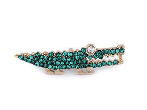 Elegant Crystal Rhinestone Mini Brooch & Lapel Pin - Sparkling Animal Accent for Coats, Hats, and Bags