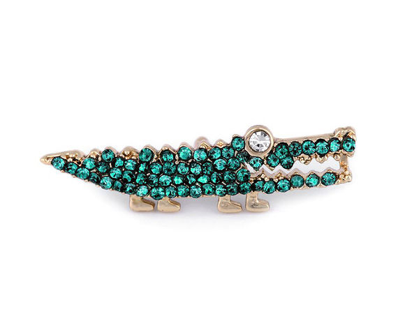 Elegant Crystal Rhinestone Mini Brooch & Lapel Pin - Sparkling Animal Accent for Coats, Hats, and Bags