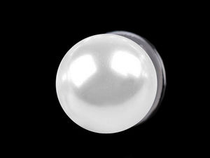 Elegant White Pearl Head Mini Brooch Pin - Decorative Fashion Fastener & Accent for Clothes, Coats, and Accessories