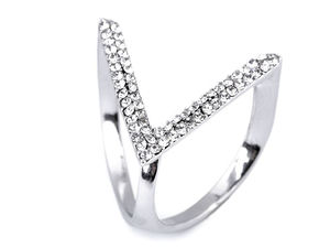 Crystal Platinum Rhinestone Scarf Buckle - Elegant Dual-Hole Scarf Ring & Jewellery Accessory