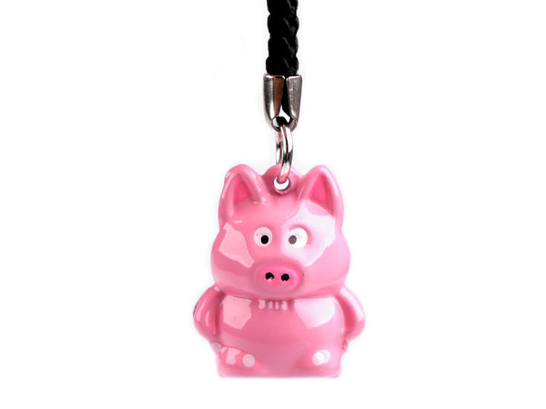 Cute Animal & Character Jingle Bell Keychain Pendant - Charming Bag Accessory & Mobile Phone Charm