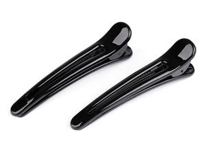 Premium Glossy Alligator Hair Clips with Secure-Grip Teeth (Pair)