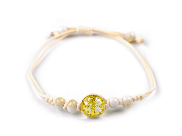 Adjustable Shamballa Floral Bead Bracelet Set - Preserved Natural Flower Resin Jewelry (12-Piece Variety Pack)
