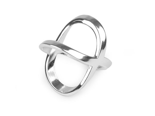 Elegant Multi-Loop Scarf and Shawl Ring Buckle - Premium Metal Fastener for Versatile Styling