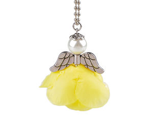 Guardian Angel Good Luck Charm Pendant Keychain - Premium Handbag and Mobile Phone Accessory Gift