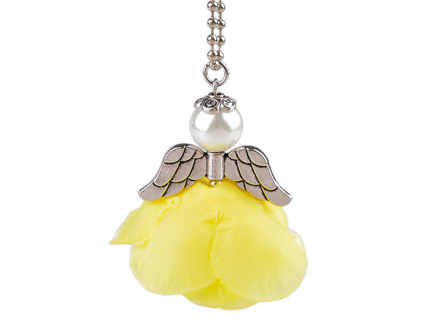 Guardian Angel Good Luck Charm Pendant Keychain - Premium Handbag and Mobile Phone Accessory Gift