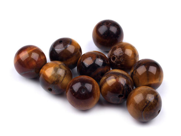 Natural Tiger's Eye Round Gemstone Beads - 8mm Mineral Beads for DIY Jewelry Making