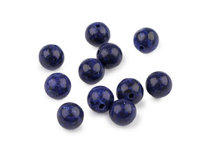 Natural Lapis Lazuli Gemstone Beads - 8mm Round Mineral Beads for Jewelry Making and DIY Bracelets