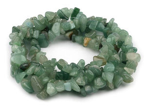 Aventurine Synthetic Mineral Chip Beads on Nylon String - Premium Jewellery Making Components (Approx. 230 Pcs)