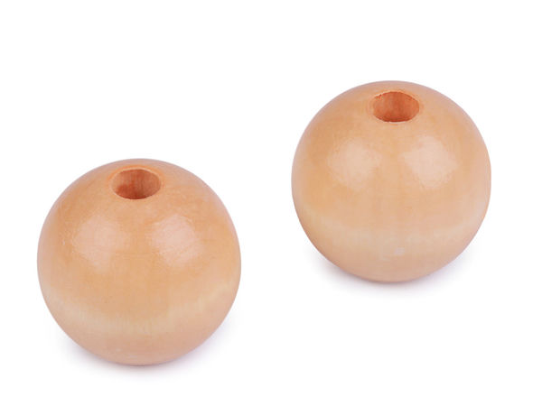 Premium 40mm Large Wooden Beads with Wide Threading Hole – Natural Craft Beads for Macrame, Jewelry Making, and Home Decor