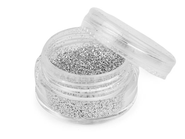 Premium Fine Loose Powder Glitter (2g Jar) - High-Shine Craft and Fabric Embellishment for Textiles, Scrapbooking, and DIY Decor