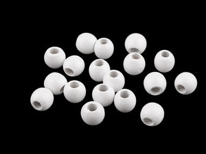 Premium Lacquered Wooden Beads (Ø13mm & Ø14mm) for Macrame, Dreamcatchers, and Jewelry Crafting