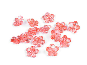12mm Flower Plastic Shank Buttons for Sewing and Crafting - Premium Decorative Fasteners