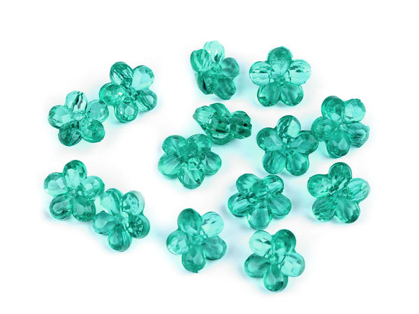 12mm Flower Plastic Shank Buttons for Sewing and Crafting - Premium Decorative Fasteners