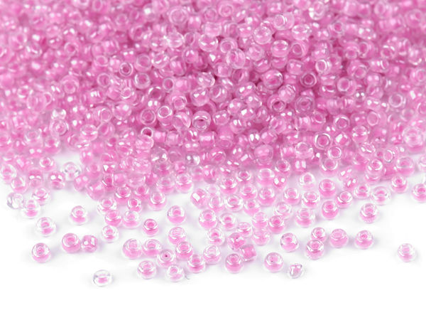 Premium 15/0 Seed Beads (1.5mm) with Colored Inner Hole - Glass Beads for Jewelry Making, Embroidery, and Beading