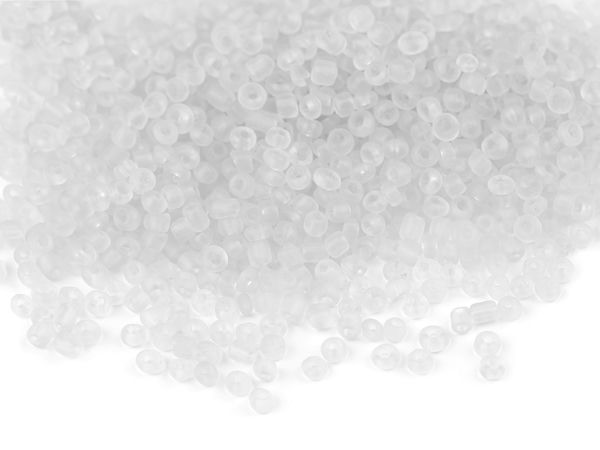 Premium 12/0 Frosted Glass Seed Beads - 2mm Matte Finish Beads for Jewelry Making, Embroidery, and Crafting