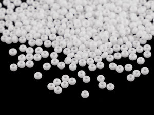 Preciosa Glass Seed Beads - Rocaille 8/0, 3mm - High-Quality Jablonec Beads for Embroidery, Sewing, and Jewelry Making (20g)