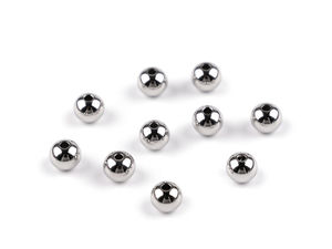 Premium 6mm Stainless Steel Spacer Beads - High-Mirror Shine Jewelry Making Components