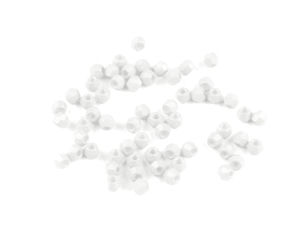 Premium Polished Faceted Glass Beads, 4mm – Precision Cut Jewelry Making and Craft Components (Approx. 60 pcs)